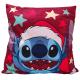 Povlak na polštářek Vánoční Lilo a Stitch , Barva - Vínová , Rozměr textilu - 40x40-1