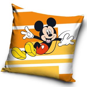 Obliečka na vankúšik Veselý Mickey Mouse , Barva - Oranžová , Rozměr textilu - 40x40