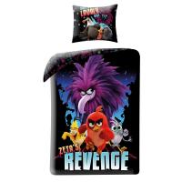 Obliečky Angry Birds vo filme red , Barva - Čierna , Rozměr textilu - 140x200