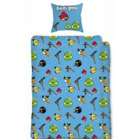 Obliečky Angry Birds , Barva - Modrá , Rozměr textilu - 140x200