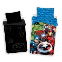Obliečky Avengers 02 svietiace , Barva - Modrá , Rozměr textilu - 140x200