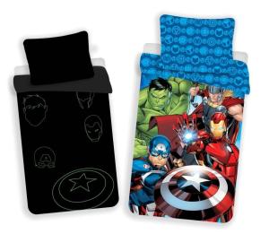 Obliečky Avengers 02 svietiace , Barva - Modrá , Rozměr textilu - 140x200
