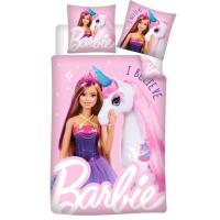 Povlečení Barbie , Barva - Ružová , Rozměr textilu - 140x200