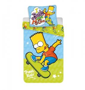 Obliečky Bart Simpson skate , Rozměr textilu - 140x200