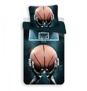 Obliečky Basketball , Barva - Čierna , Rozměr textilu - 140x200