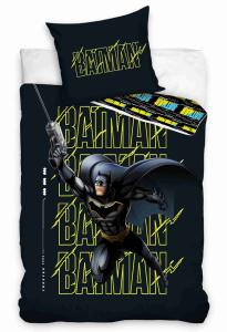 obliečky Batman Temný Rytier , Barva - Černo-žlutá , Rozměr textilu - 140x200