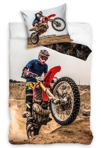 Obliečky Bavlnené Motocross FMX , Barva - Barevná , Rozměr textilu - 140x200