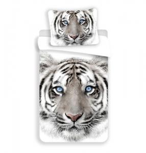 Obliečky Biely Tiger , Barva - Biela , Rozměr textilu - 140x200
