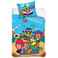 Povlečení Brawl Stars Na pikniku , Barva - Barevná , Rozměr textilu - 140x200