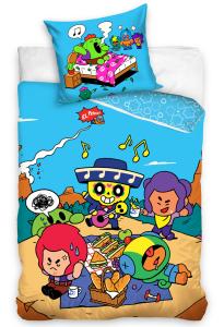Povlečení Brawl Stars Na pikniku , Rozměr textilu - 140x200