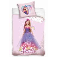 Obliečky do postieľky Barbie Princezná , Barva - Ružová , Rozměr textilu - 100x135