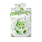 Obliečky do postieľky Dino baby , Barva - Zelená , Rozměr textilu - 100x135