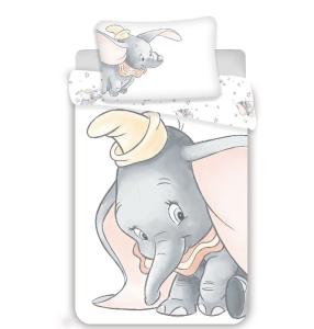 Obliečky do postieľky Dumbo Grey baby , Barva - Biela , Rozměr textilu - 100x135
