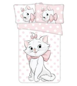 Obliečky do postieľky Mačička Marie dots , Rozměr textilu - 100x135