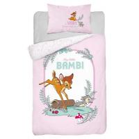 Obliečky do postieľky Little Bambi , Barva - Svetlo ružová , Rozměr textilu - 100x135