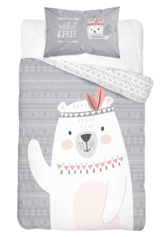 Obliečky do postieľky Macko Indián