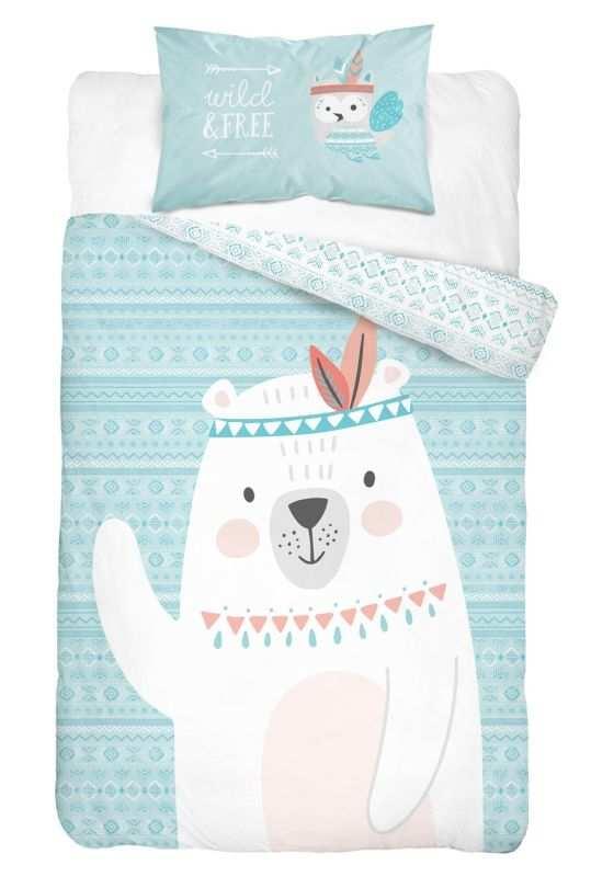 Obliečky do postieľky Macko Indián