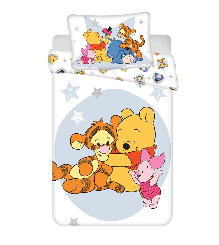 Obliečky do postieľky Macko Pu Stars baby