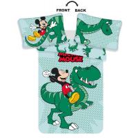 Obliečky do postieľky Mickey dino baby , Barva - Zelená , Rozměr textilu - 100x135
