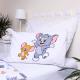 Obliečky do postieľky Tom a Jerry , Barva - Biela , Rozměr textilu - 100x135-1