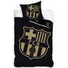 Obliečky FC Barcelona Gradient Black , Barva - Čierna , Rozměr textilu - 140x200