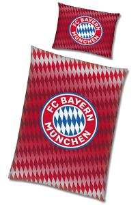 obliečky FC Bayern Mníchov Diamonds , Barva - Červená , Rozměr textilu - 140x200