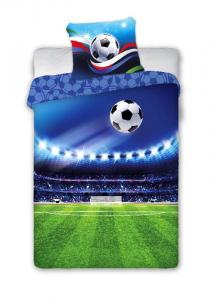 Obliečky Futbal , Barva - Zelená , Rozměr textilu - 140x200