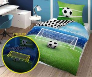 Obliečky Futbal aréna svietiaca