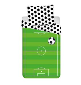 Obliečky Futbal Green 02 , Barva - Zelená , Rozměr textilu - 140x200