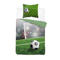 Povlečení Fotbal přímý kop  Bavlna, 140/200, 70/80 cm , Rozměr textilu - 140x200