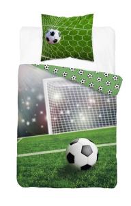 Povlečení Fotbal přímý kop  Bavlna, 140/200, 70/80 cm , Rozměr textilu - 140x200