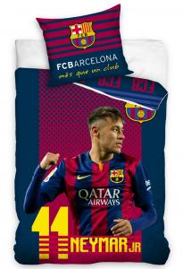 Povlečení fotbalové FC Barcelona Neymar , Barva - Fialovo-modrá