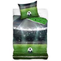 obliečky Futbalový štadión , Barva - Zelená , Rozměr textilu - 140x200