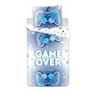 Povlečení Game Over , Barva - Biela , Rozměr textilu - 140x200
