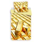 Obliečky Gold micro , Barva - Zlatá , Rozměr textilu - 140x200