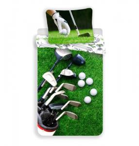 Obliečky Golf , Barva - Zelená , Rozměr textilu - 140x200