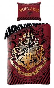 Obliečky Harry Potter Burgung , Barva - Vínová , Rozměr textilu - 140x200