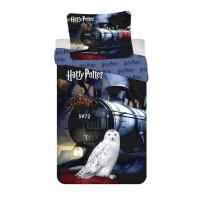 Obliečky Harry Potter Rokfortský express , Barva - Čierna , Rozměr textilu - 140x200