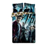 Obliečky Harry Potter Princ dvojakej krvi , Barva - Tmavo modrá , Rozměr textilu - 140x200