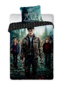 Obliečky Harry Potter Dary smrti , Barva - Čierna , Rozměr textilu - 140x200