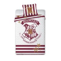 Obliečky Harry Potter white , Barva - Bielo-červená , Rozměr textilu - 140x200