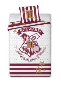 Obliečky Harry Potter white , Barva - Bielo-červená , Rozměr textilu - 140x200