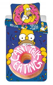 Povlečení Homer Simpson Donuts , Rozměr textilu - 140x200