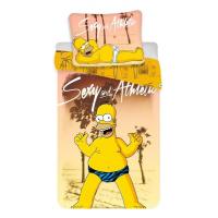 OBLIEČKY Homer Simpson , Barva - Žltá , Rozměr textilu - 140x200