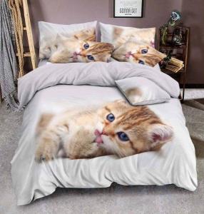 OBLIEČKY KITTEN 3D , Rozměr textilu - 140x200