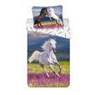 Obliečky Kôň Meadow , Barva - Biela , Rozměr textilu - 140x200