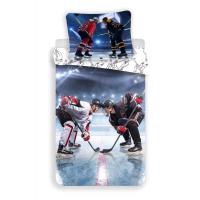 Obliečky Ľadový Hokej , Barva - Barevná , Rozměr textilu - 140x200