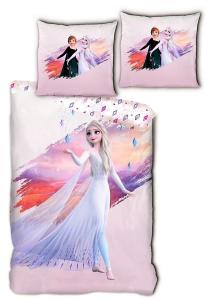 Obliečky Ľadové kráľovstvo , Barva - Ružová , Rozměr textilu - 140x200