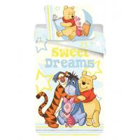 Obliečky Macko Pu Sweet Dreams , Barva - Barevná , Rozměr textilu - 140x200