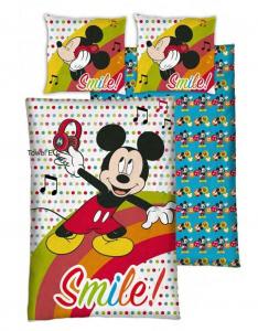 OBLIEČKY MICKEY , Barva - Barevná , Rozměr textilu - 140x200